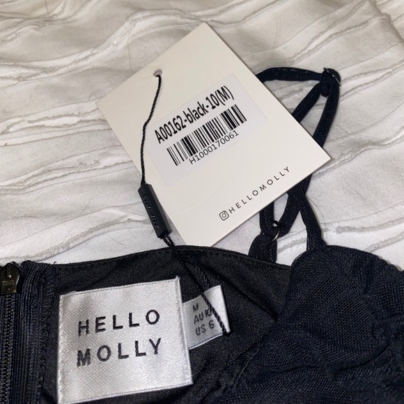 Hidden Places Bodysuit Black - M Hello Molly - Picture 8 of 9